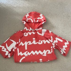Unisex Champion Hoodie  Color Salmon Size Small
